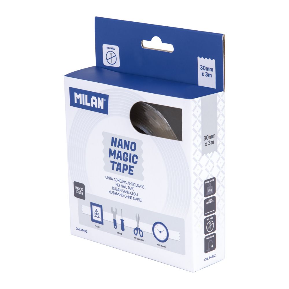 Băng Keo Gel Hai Mặt Milan 30 Mm X 3 M X 2 Mm (2)