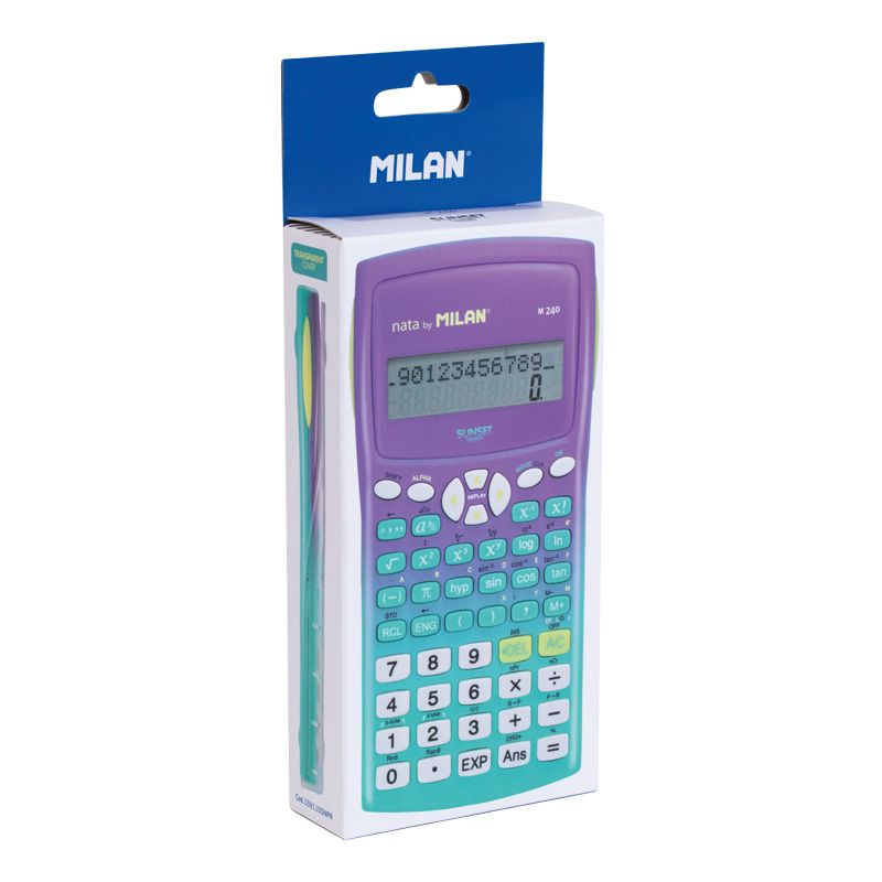 Hộp Máy Tính Khoa Học Milan M240 Sunset, Màu Xanh Ngọc (1)