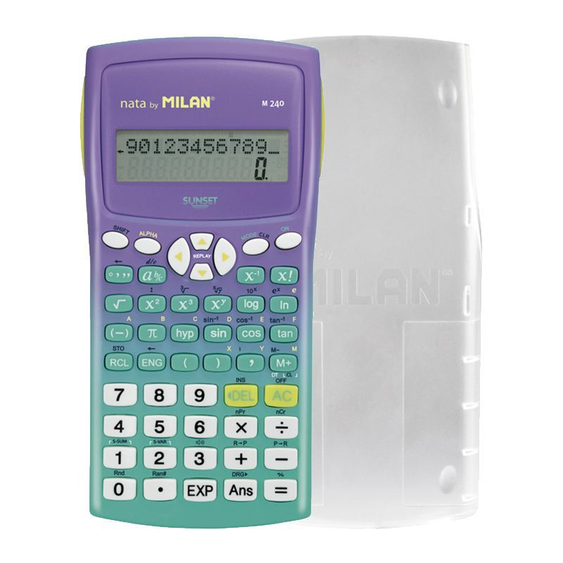 Hộp Máy Tính Khoa Học Milan M240 Sunset, Màu Xanh Ngọc (2)