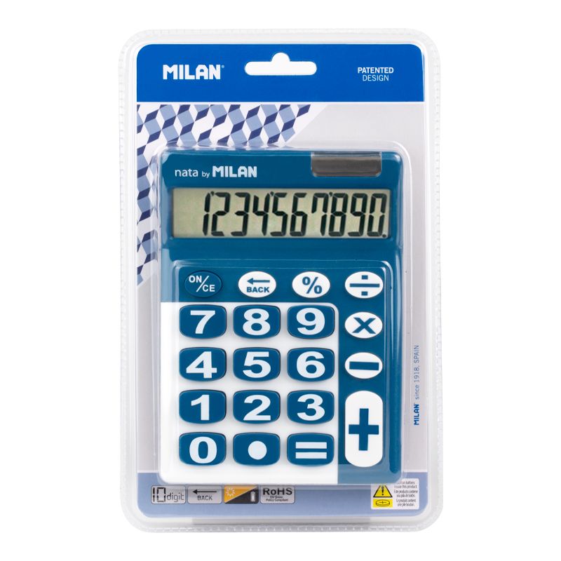 Vỉ Máy Tính Milan 10 Digit Bàn Phím Lớn (1)