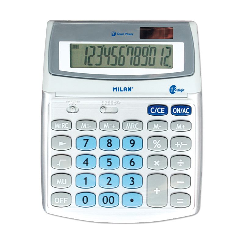 Vỉ Máy Tính Milan 12 Digit Cỡ Lớn (2)