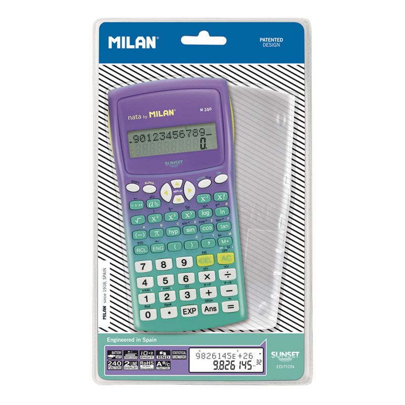 Vỉ Máy Tính Khoa Học Milan M240 Sunset (1)