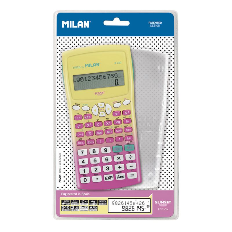 Vỉ Máy Tính Khoa Học Milan M240 Sunset (6)