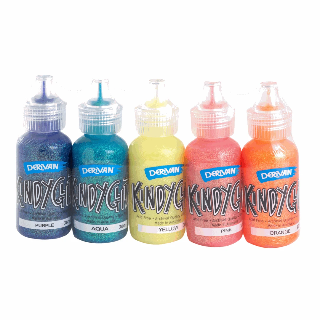 Bộ Keo Kim Tuyến Kindyglitz Crystalite (5x36ml) Kindyglitz Crystalite Set (5x36ml) Derivan