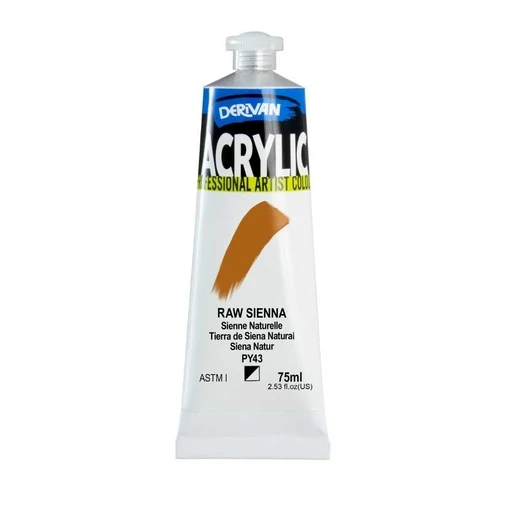 Derivan Acrylic 75ml Raw Sienna