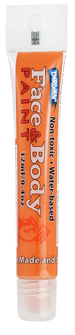 Màu Hóa Trang Mặt & Cơ Thể Màu Cam 2 Dạng Tuýp 12ml Face & Body 12ml Tube Orange 2 Derivan