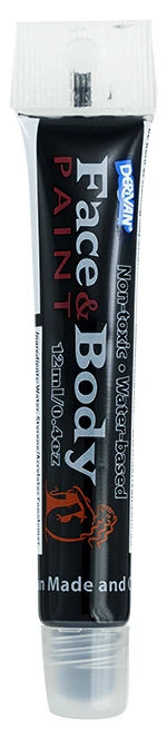 Màu Hóa Trang Mặt & Cơ Thể Màu Đen Dạng Tuýp 12ml Face & Body 12ml Tube Black Derivan