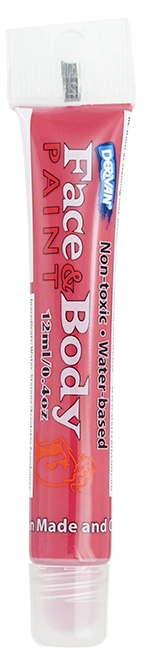 Màu Hóa Trang Mặt & Cơ Thể Màu Đỏ 2 Dạng Tuýp 12ml Face & Body 12ml Tube Red 2 Derivan