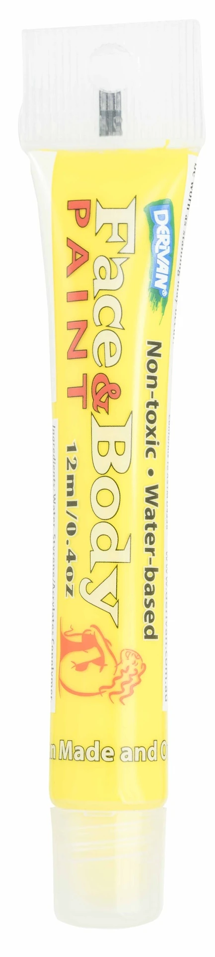 Màu Hóa Trang Mặt & Cơ Thể Màu Vàng 1 Dạng Tuýp 12ml Face & Body 12ml Tube Yellow 1 Derivan