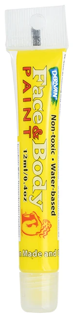 Màu Hóa Trang Mặt & Cơ Thể Màu Vàng 3 Dạng Tuýp 12ml Face & Body 12ml Tube Yellow 3 Derivan