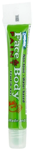 Màu Hóa Trang Mặt & Cơ Thể Màu Xanh Lá 1 Dạng Tuýp 12ml Face & Body 12ml Tube Green 1 Derivan