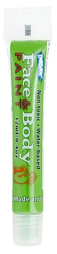 Màu Hóa Trang Mặt & Cơ Thể Màu Xanh Lá 2 Dạng Tuýp 12ml Face & Body 12ml Tube Green 2 Derivan