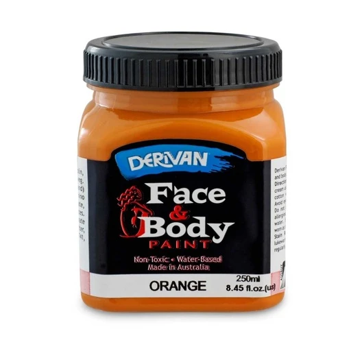 Màu Hóa Trang Màu Cam 250ml Face Paint 250ml Orange Derivan
