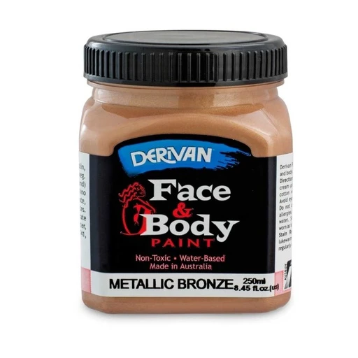 Màu Hóa Trang Màu Đồng Kim Loại 250ml Face Paint 250ml Metallic Bronze Derivan