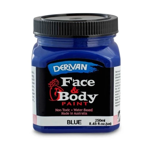 Màu Hóa Trang Màu Xanh Dương 250ml Face Paint 250ml Blue Derivan