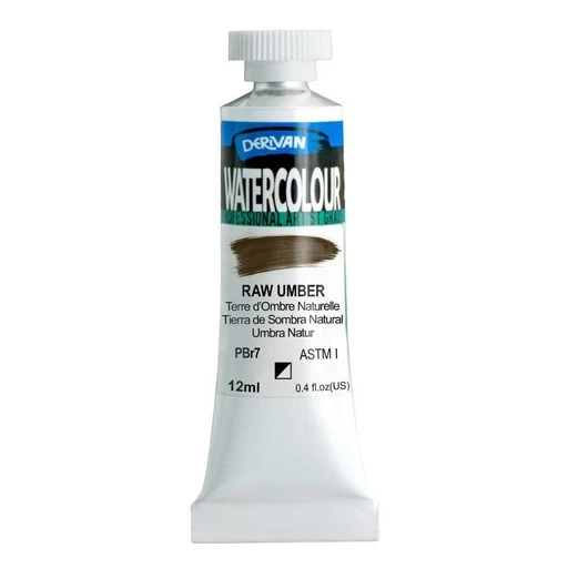 Màu Nước Màu Nâu Raw Umber 12ml Watercolour 12ml Raw Umber Derivan
