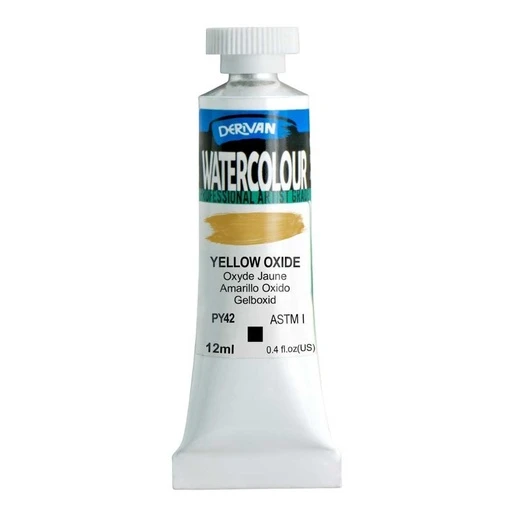 Màu Nước Màu Vàng Oxit 12ml Watercolour 12ml Yellow Oxide Derivan
