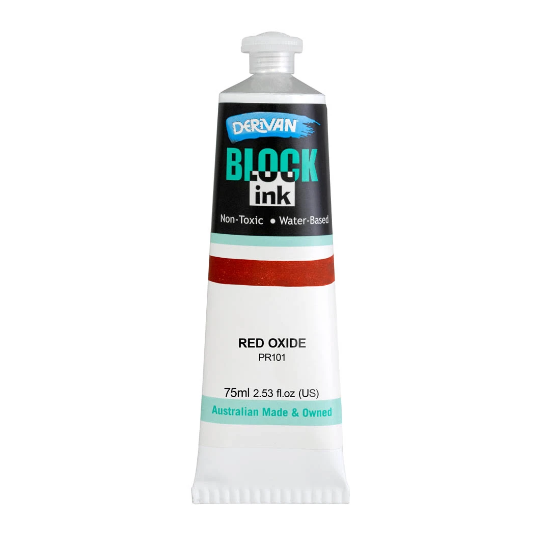 Mực In Khối Màu Đỏ Oxit 75ml Block Ink 75ml Red Oxide Derivan