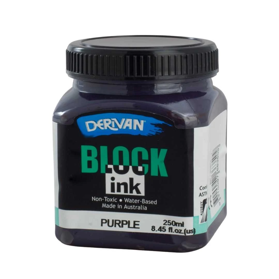 Mực In Khối Màu Tím 250ml Block Ink 250ml Purple Derivan