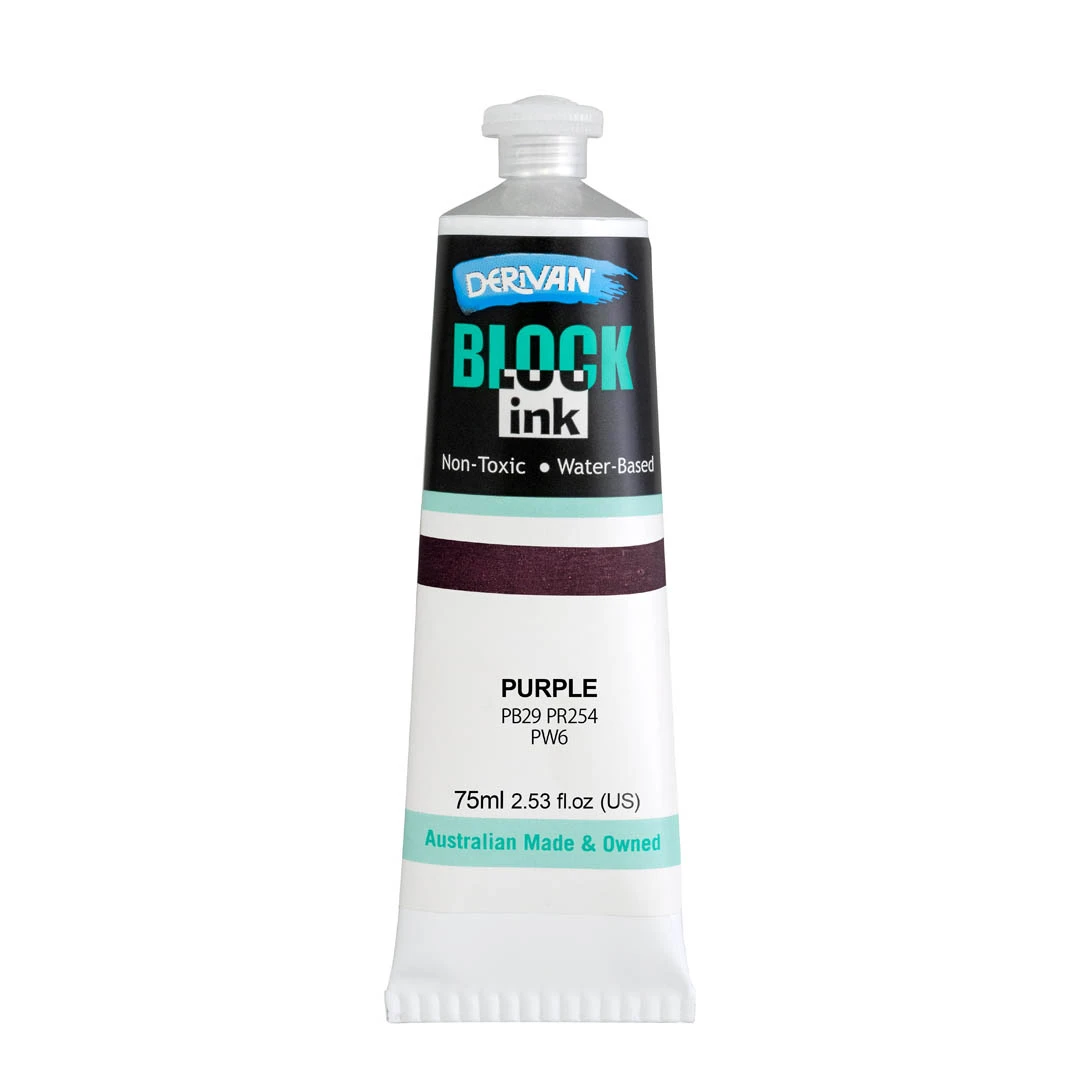 Mực In Khối Màu Tím 75ml Block Ink 75ml Purple Derivan