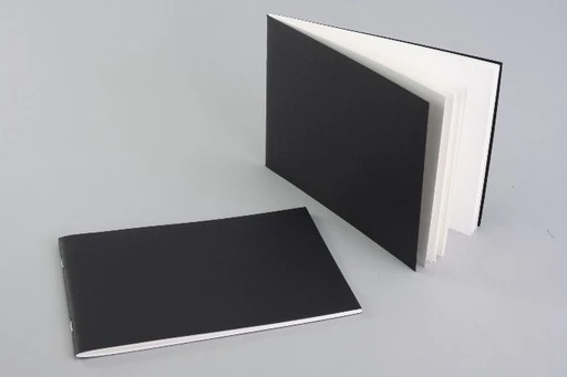 Sổ Vẽ Màu Nước Khổ A5 Khổ Ngang 240gsm 24 Trang Bìa Đen Sản Xuất Tại Ý Derivan Watercolour Book A5 Landscape 240gsm 24pp Black Cover Made In Italy Derivan