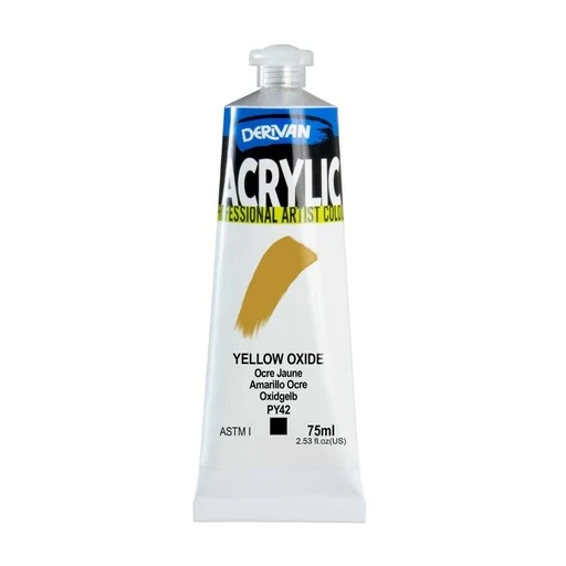 Sơn Acrylic Vàng Oxit 75ml Acrylic Yellow Oxide 75ml Derivan