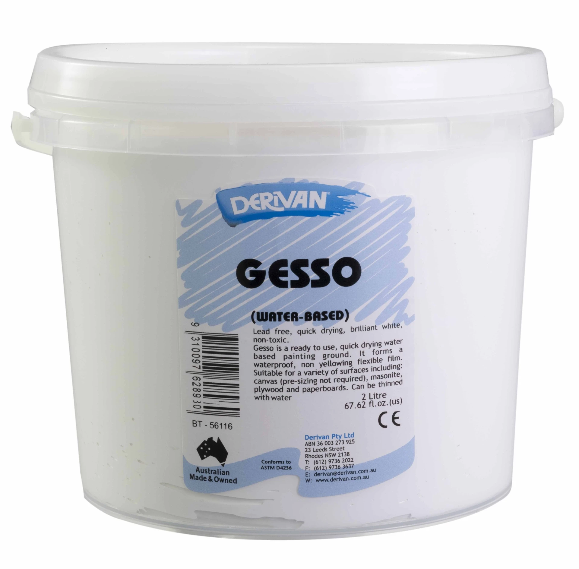 Sơn Lót Gesso 2 Lít Gesso 2l Derivan