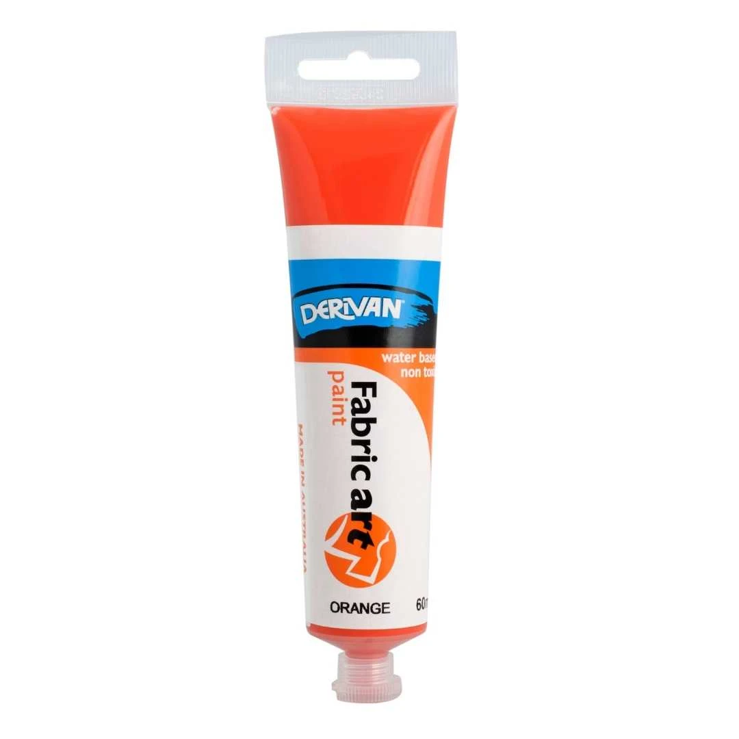 Sơn Vẽ Vải Màu Cam 60ml Fabric Art Paint 60ml Orange Derivan