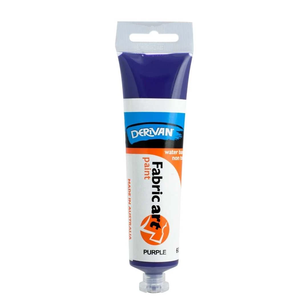 Sơn Vẽ Vải Màu Tím 60ml Fabric Art Paint 60ml Purple Derivan