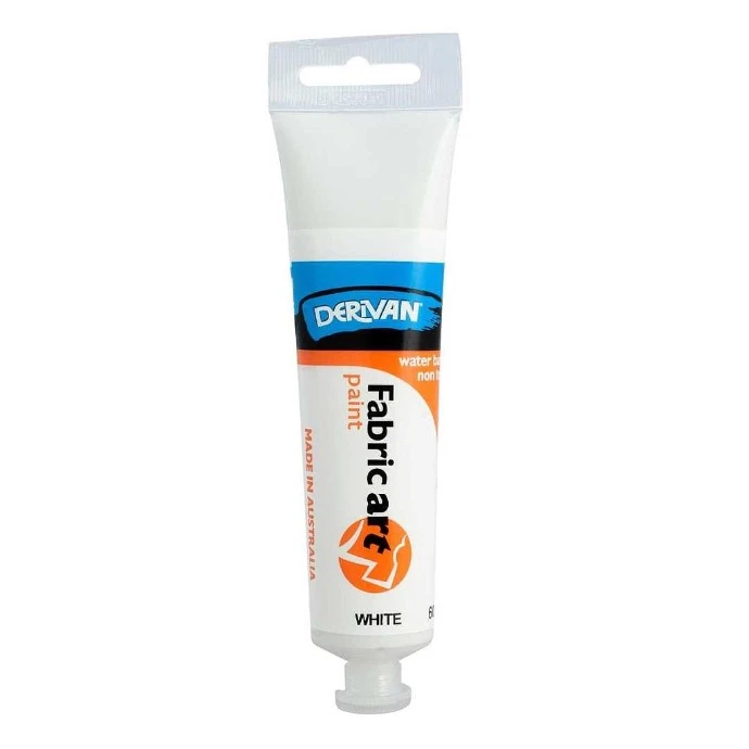 Sơn Vẽ Vải Màu Trắng 60ml Fabric Art Paint 60ml White Derivan