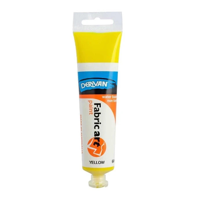 Sơn Vẽ Vải Màu Vàng 60ml Fabric Art Paint 60ml Yellow Derivan