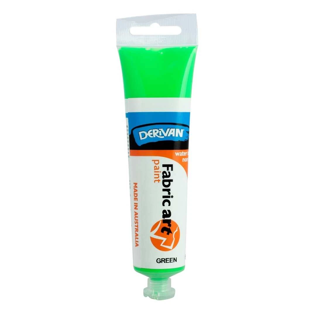 Sơn Vẽ Vải Màu Xanh Lá 60ml Fabric Art Paint 60ml Green Derivan
